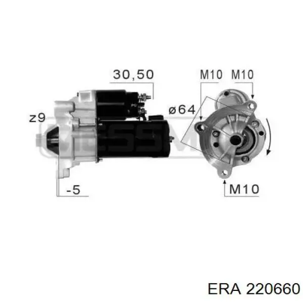 Стартер ERA 220660 ціна, від 102.07 USD