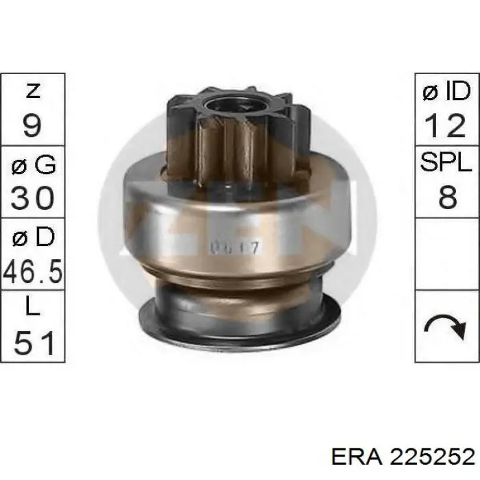 Стартер 225252 ERA