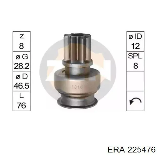 Купити 225476 ERA Бендикс стартера