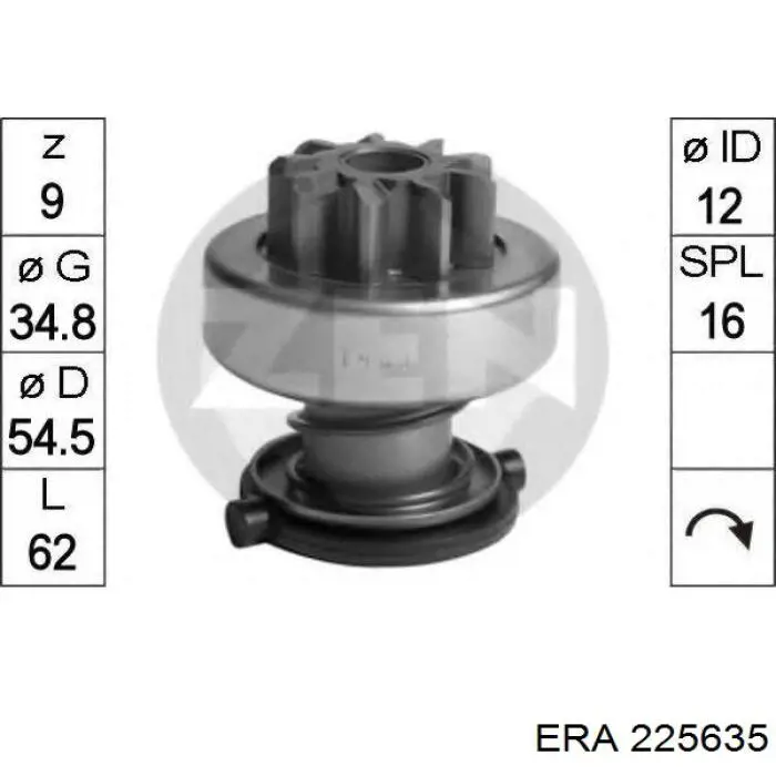 Стартер 225635 ERA