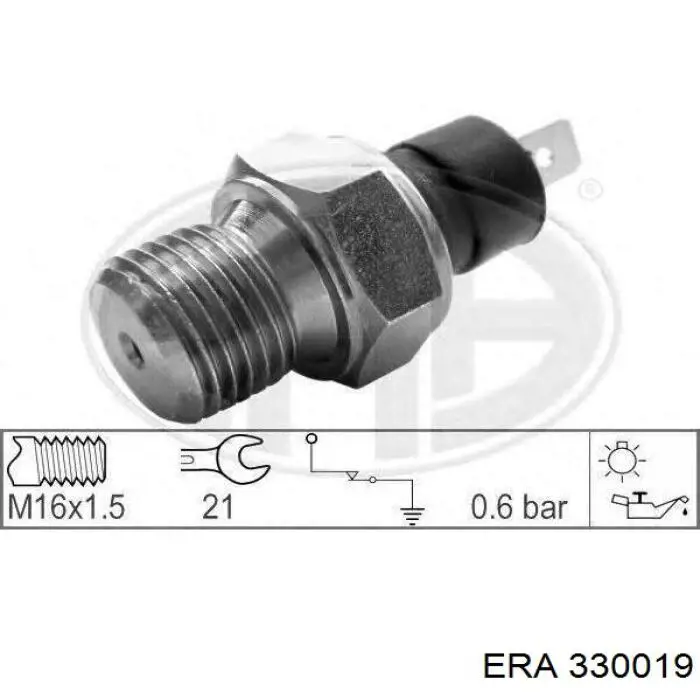 Манометри (показник тиску масла) ERA 330019 ціна, від 4.15 USD