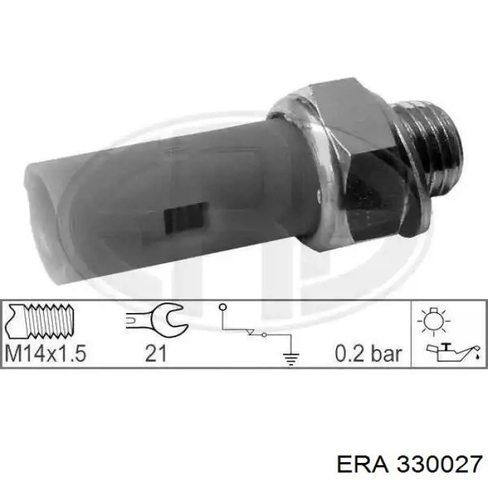 Манометри (показник тиску масла) ERA 330027 ціна, від 4.04 USD