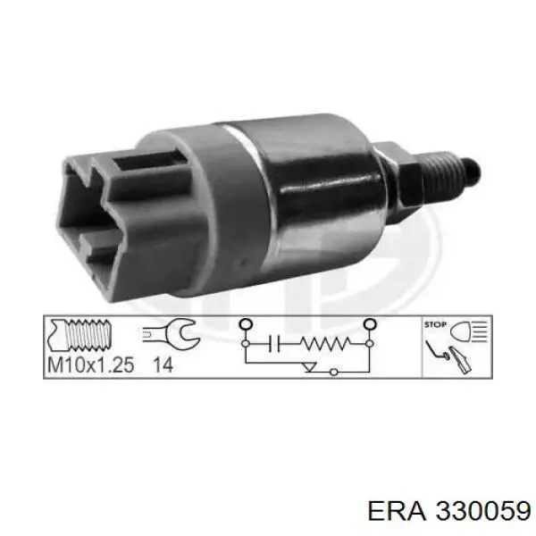 Купити 330059 ERA Датчик педалі гальма