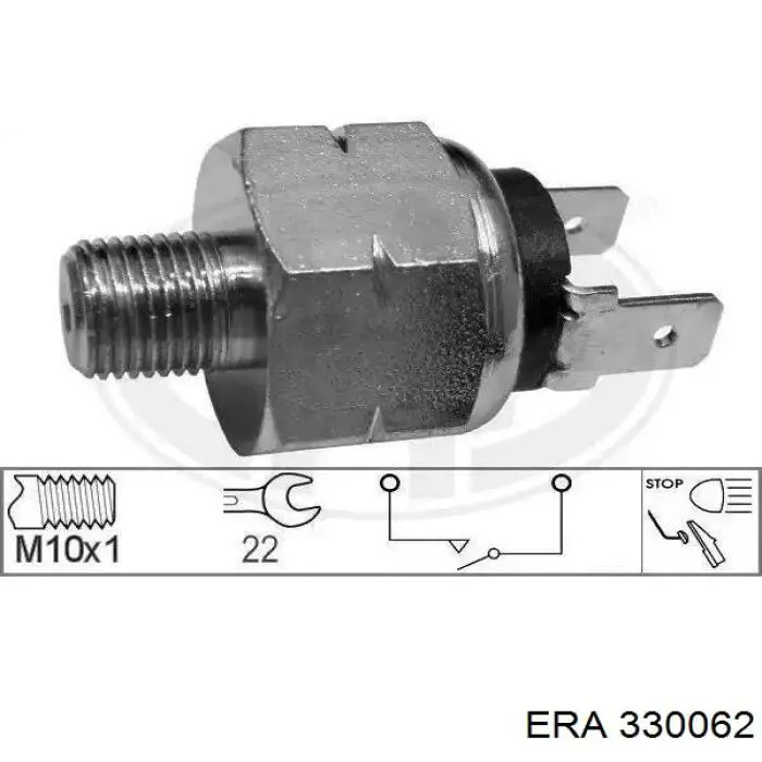 Купити 330062 ERA Датчик педалі гальма