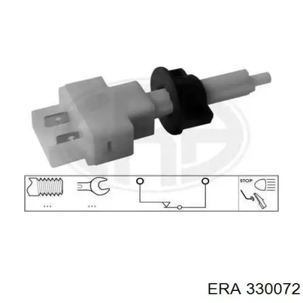 Кнопка стоп-сигналу ERA 330072 ціна, від 6.31 USD