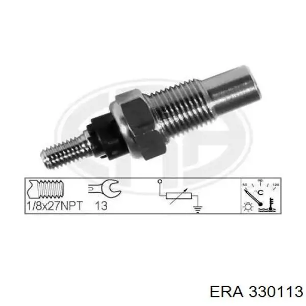 Термодатчик охолоджуючої рідини ERA 330113 ціна, від 4.97 USD