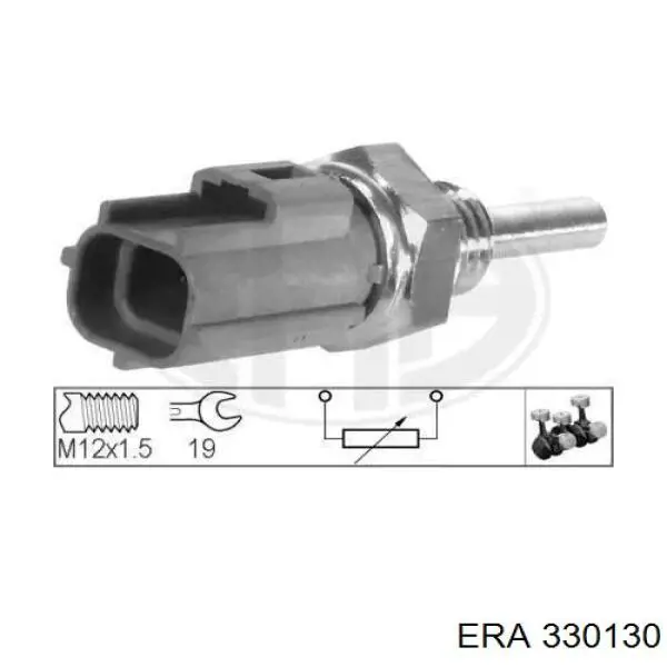 Термодатчик охолоджуючої рідини ERA 330130 ціна, від 6.31 USD