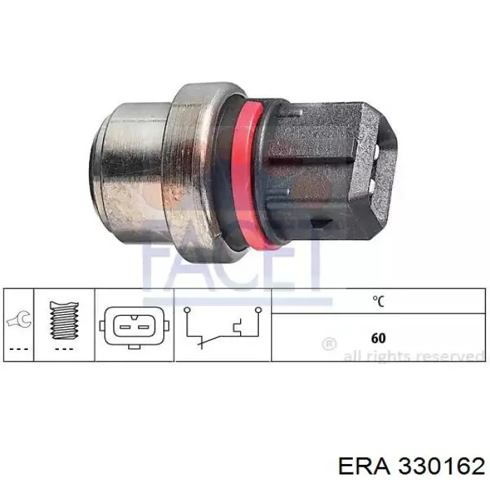 Купити 330162 ERA Датчик температури охолоджуючої рідини