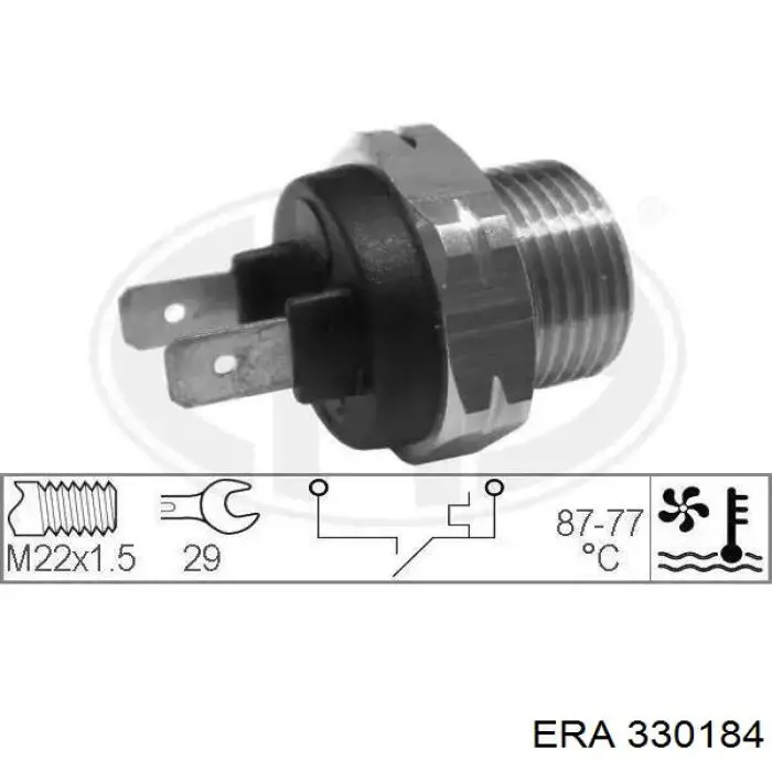 Датчик температури радіатора ERA 330184 ціна, від 7.07 USD