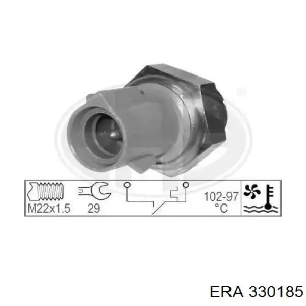 Датчик температури радіатора ERA 330185 ціна, від 9.14 USD