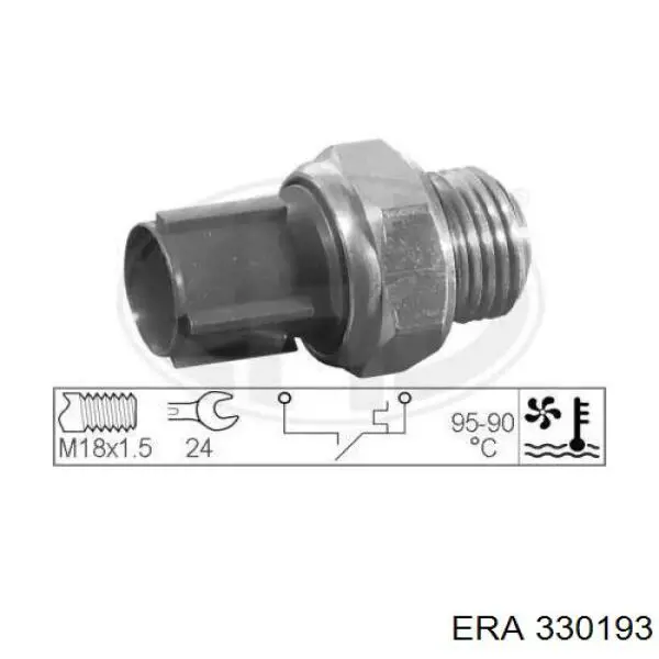 Датчик температури радіатора ERA 330193 ціна, від 7.64 USD