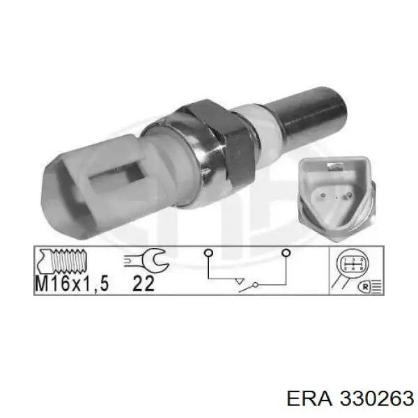 Датчик ліхтарів заднього ходу ERA 330263 ціна, від 7.66 USD