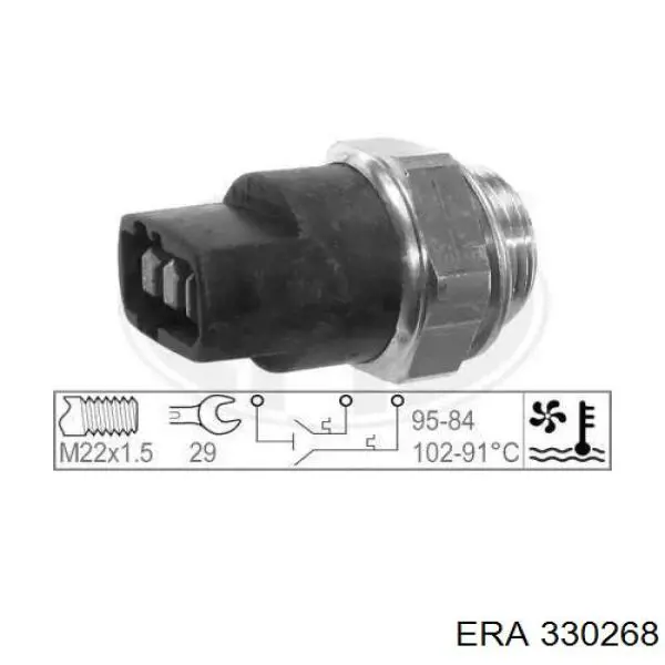 Купити 330268 ERA Датчик включення вентилятора