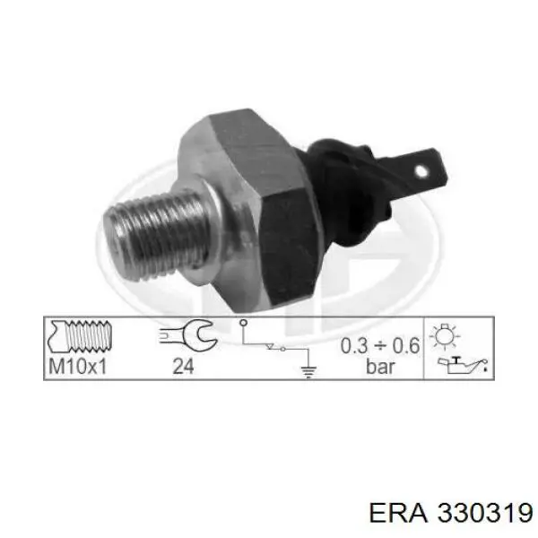 330319 ERA датчик тиску масла