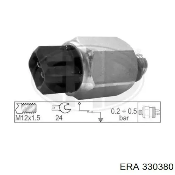 Купити 330380 ERA Датчик тиску масла