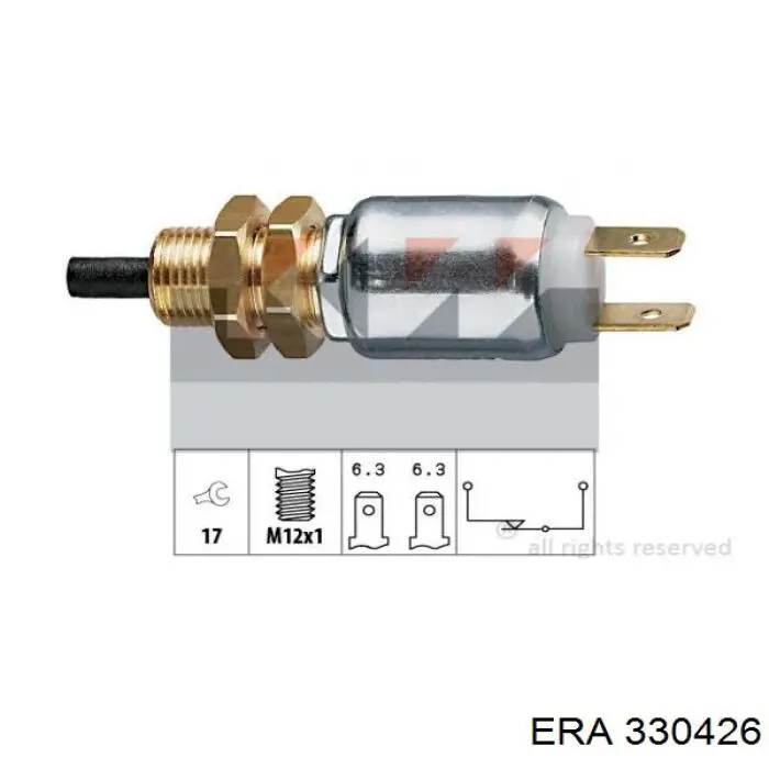 Купити 330426 ERA Датчик педалі гальма