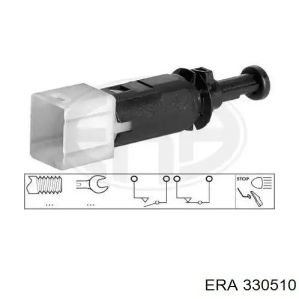 Купити 330510 ERA Датчик педалі гальма