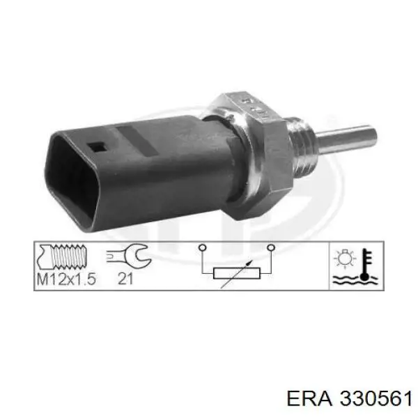 Термодатчик охолоджуючої рідини ERA 330561 ціна, від 9.23 USD