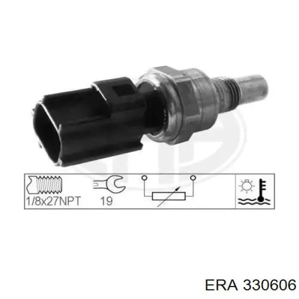 Термодатчик охолоджуючої рідини ERA 330606 ціна, від 4.18 USD