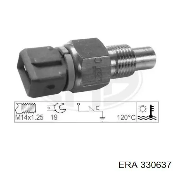 Термодатчик охолоджуючої рідини ERA 330637 ціна, від 8.11 USD