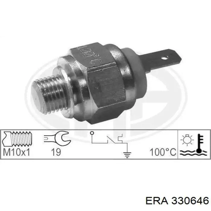 Купити 330646 ERA Датчик температури охолоджуючої рідини