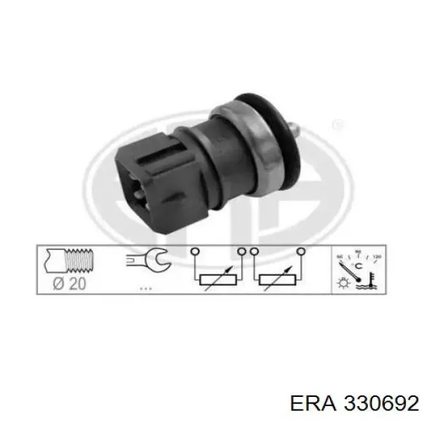 Купити 330692 ERA Датчик температури охолоджуючої рідини