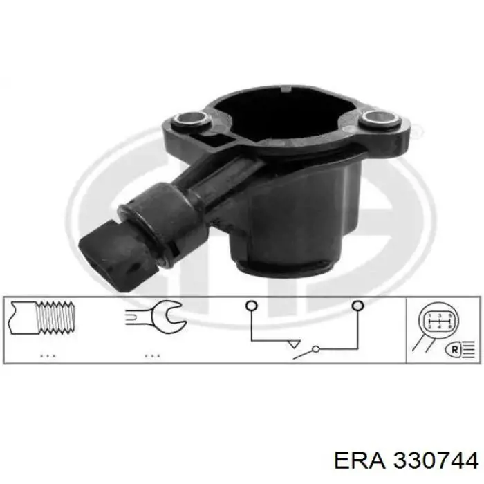 Датчик ліхтарів заднього ходу ERA 330744 ціна, від 7.01 USD