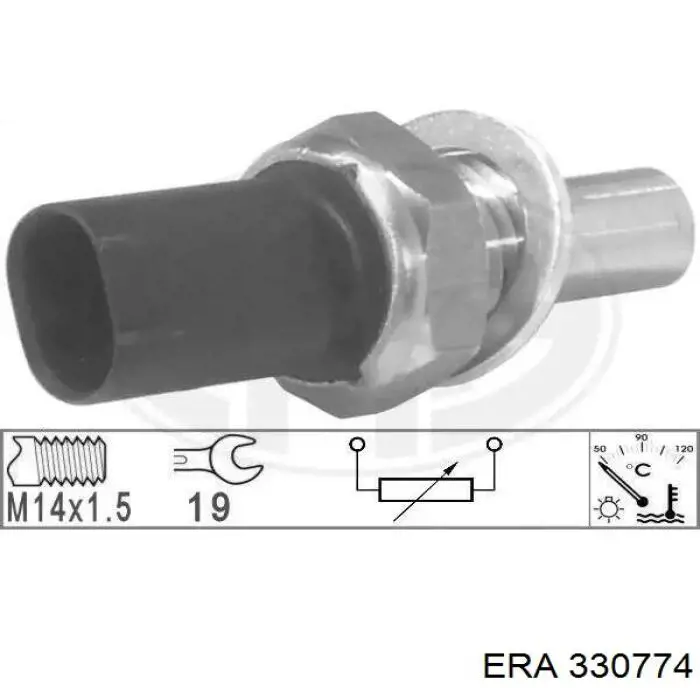 Купити 330774 ERA Датчик температури палива