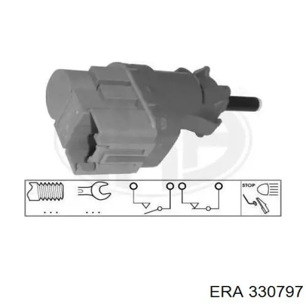 Купити 330797 ERA Датчик педалі гальма