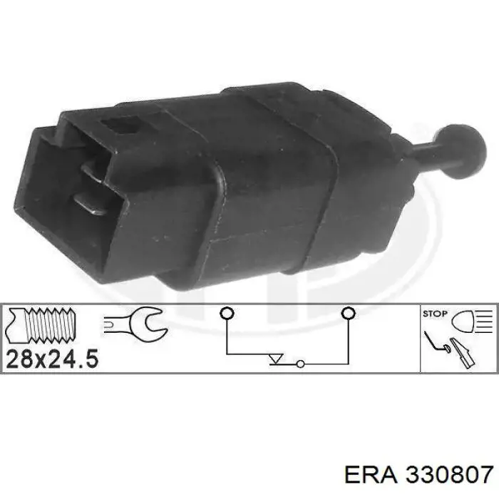 Купити 330807 ERA Датчик педалі гальма