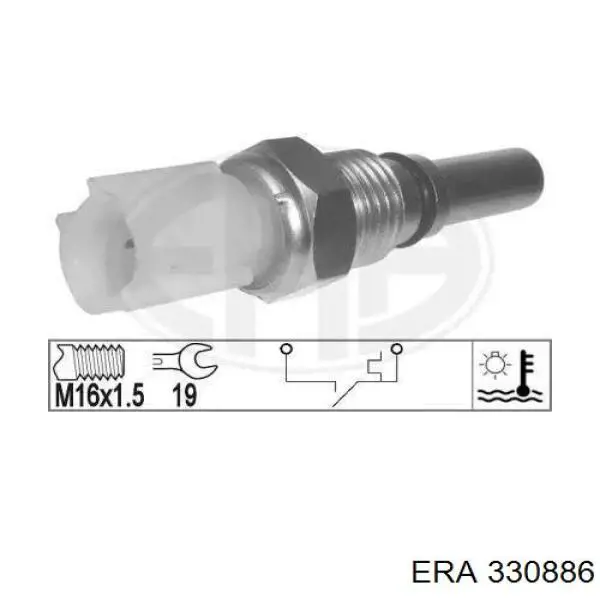 Датчик температури радіатора ERA 330886 ціна, від 13.73 USD