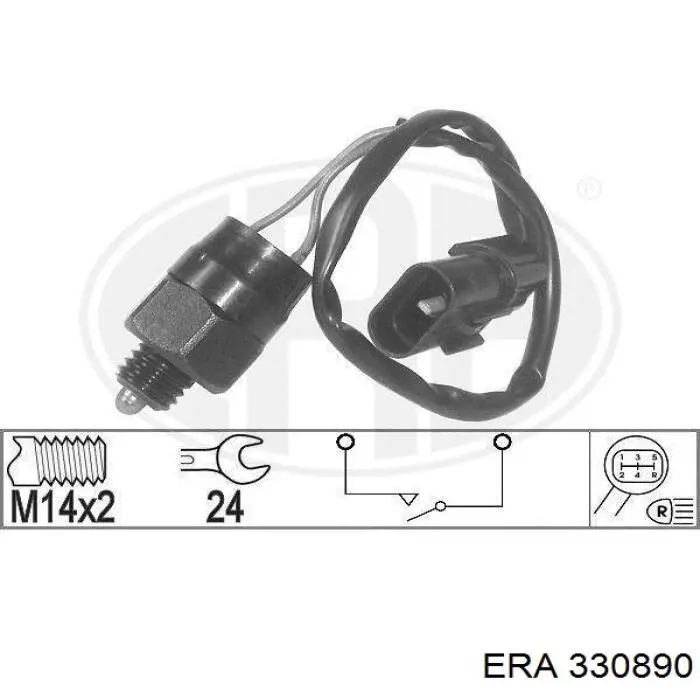 330890 ERA датчик включення ліхтарів заднього ходу