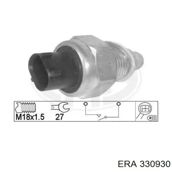 Датчик включення ліхтарів заднього ходу 330930 ERA