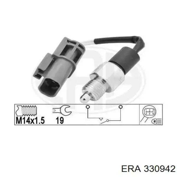 Датчик ліхтарів заднього ходу ERA 330942 ціна, від 19.74 USD