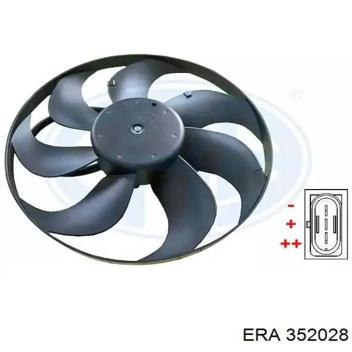 Вентилятор радіатора ERA 352028 ціна, від 36.70 USD