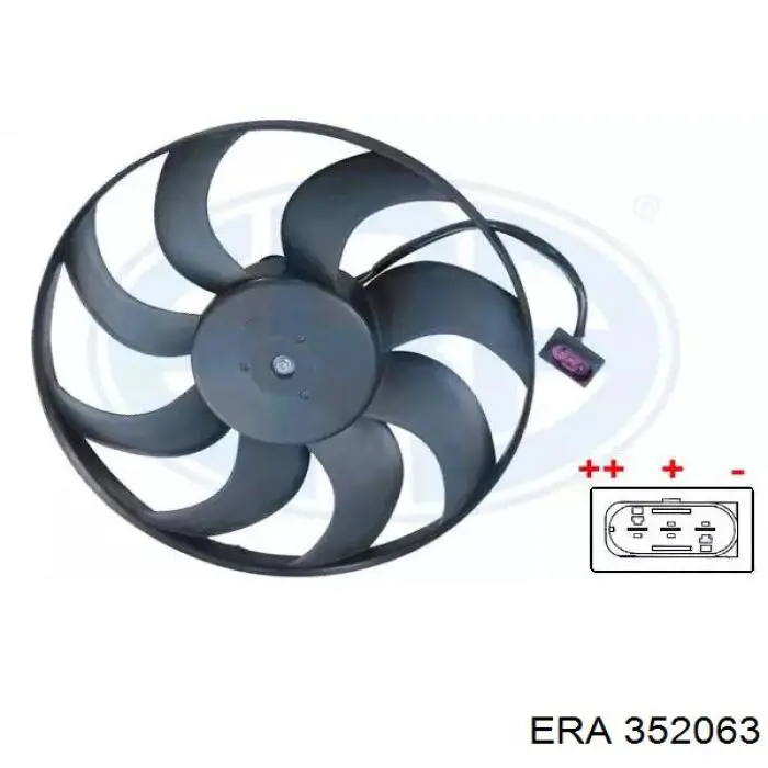 Вентилятор радіатора ERA 352063 ціна, від 61.28 USD