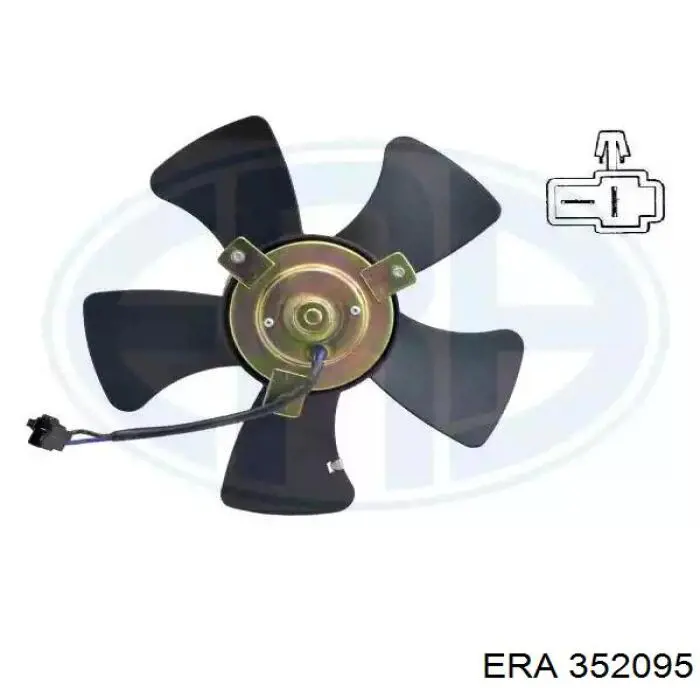 Вентилятор радіатора ERA 352095 ціна, від 24.55 USD