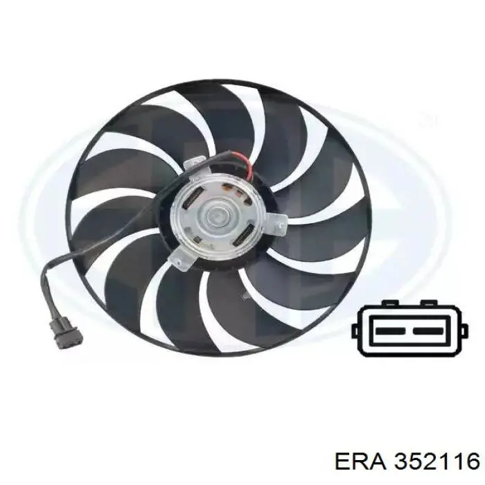 Вентилятор радіатора ERA 352116 ціна, від 54.41 USD