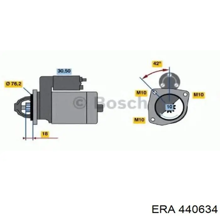 Перемикач підрульовий, правий ERA 440634 ціна, від 63.88 USD