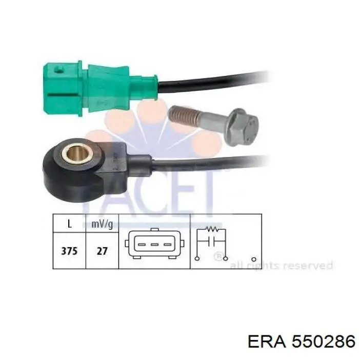 Купити 550286 ERA Датчик детонації