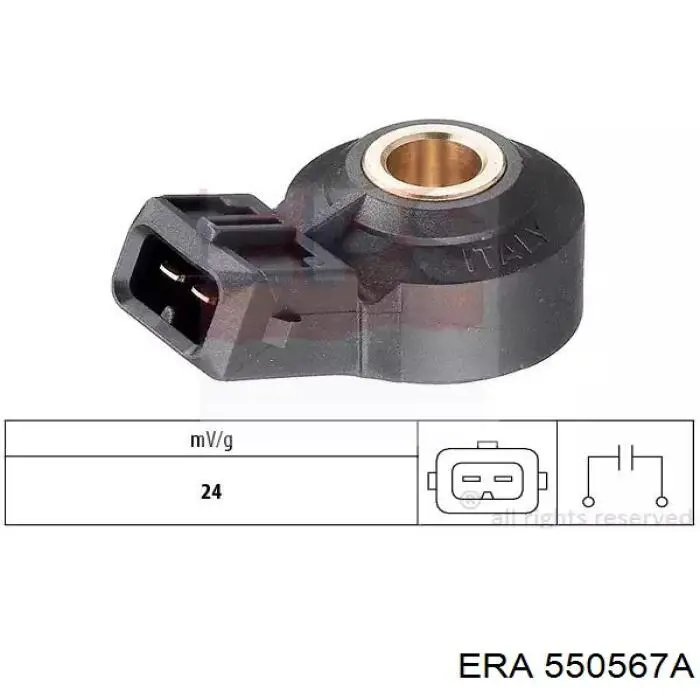 Датчик детонації ERA 550567A ціна, від 15.43 USD