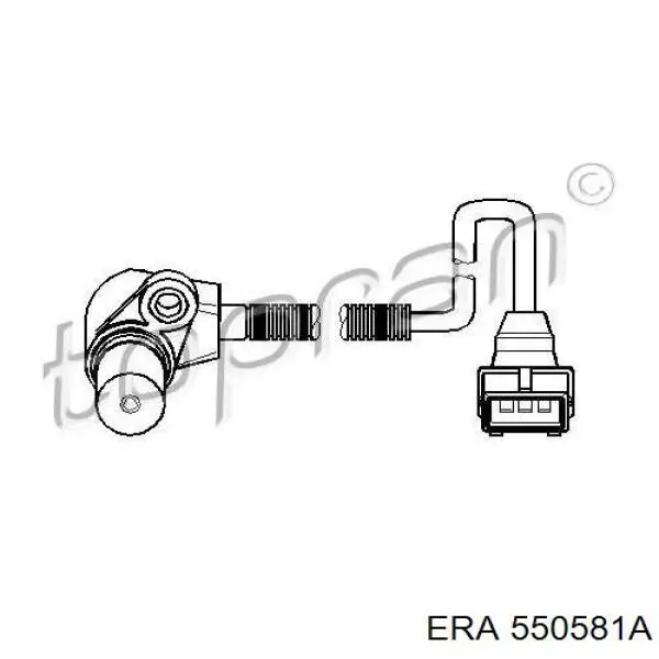 Датчик положення (оборотів) коленвалу 550581A ERA