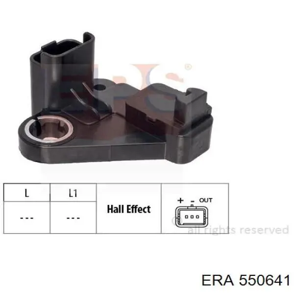 Датчик обертів колінвалу ERA 550641 ціна, від 12.67 USD