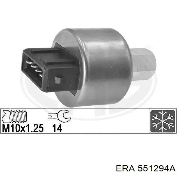 Купити 551294A ERA Педаль газу
