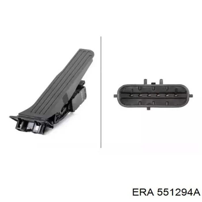 Підаль газу ERA 551294A ціна, від 31.67 USD