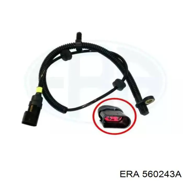 Купити 560243A ERA Датчик АБС (ABS) передній, лівий