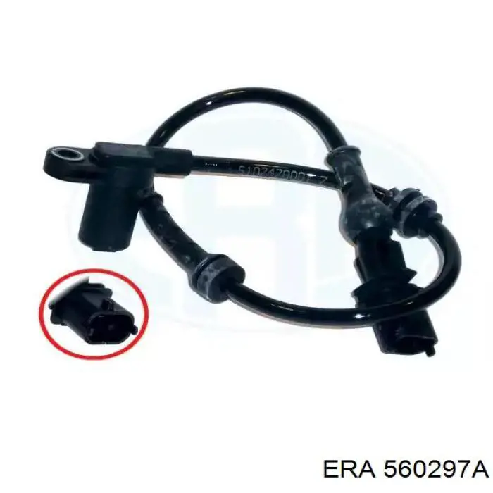 Датчик антиблокувальної системи гальмування ERA 560297A ціна, від 10.13 USD