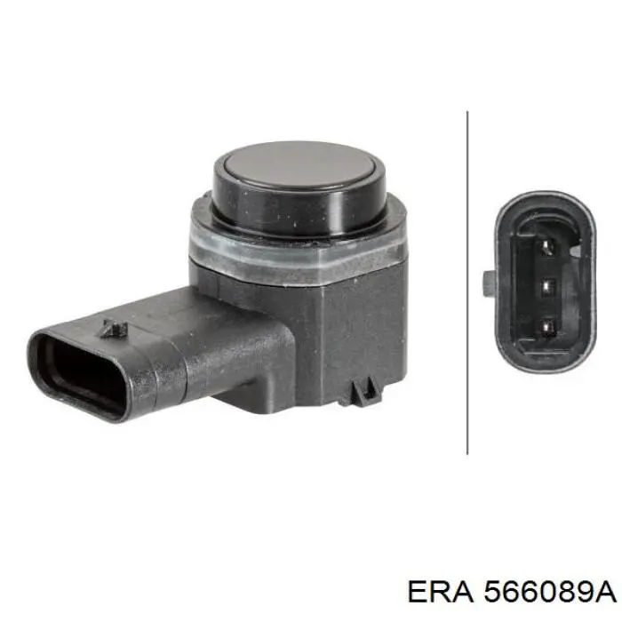 Датчик сигналізації паркування (парктронік), задній 566089A ERA