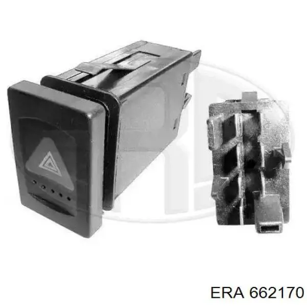Кнопка включення аварійної сигналізації ERA 662170 ціна, від 11.08 USD