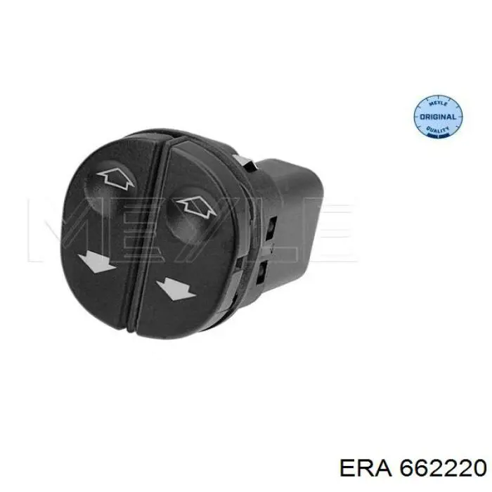 Кнопковий блок керування склопідіймачами передній лівий ERA 662220 ціна, від 7.40 USD